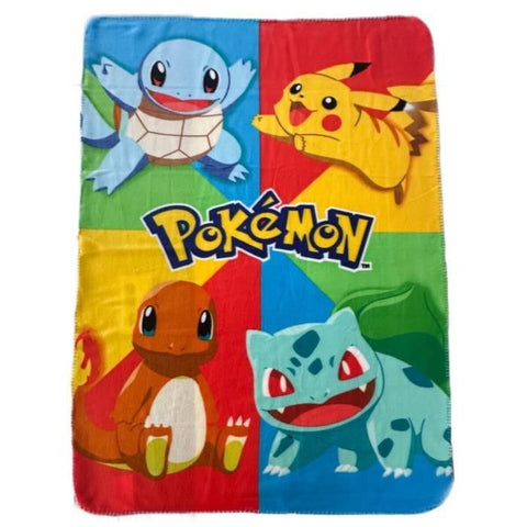 Coperta Pokémon Multicolore animali