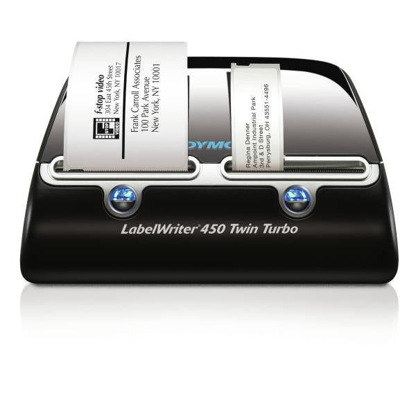 DYMO LABELWRITER 450 TWINTURBO STAMPANTE TERMICA DIRETTA PER ETICHETTE 600x300 DPI NERO ARGENTO
