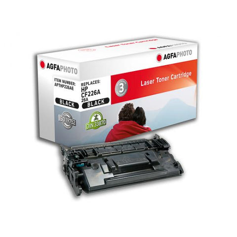 AgfaPhoto APTHP226AE cartuccia toner 1 pz Nero (Toner Black - Pages 3.100 - Replaces CF226A - Warranty: 36M)