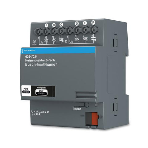Busch-Jaeger 2CKA006220A0025 Attuatore termostatico 6canali attuatore intelligente domestico