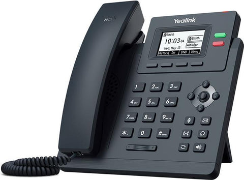 Yealink SIP-T31W - VoIP-Telefon mit Rufnummernanzeige - IEEE 802,11a/b/g/n/ac (Wi-Fi) - fnfwegig Anruffunktion - RTCP-XR, VQ-RTCPXR, SIP, SIP v2, SRTP, ICE - 2 Leitungen - Classic Gray (1301039)