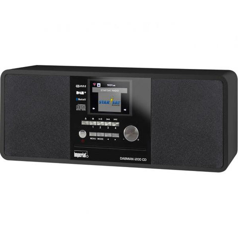 REHAU IMPERIAL DABMAN i200 CD Digitale 20W Nero radio CD