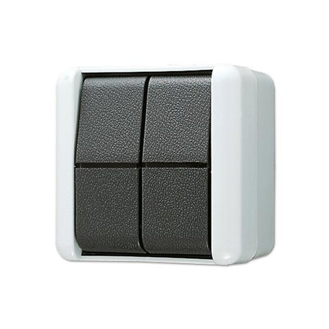 JUNG 805 W 1P Nero, Bianco interruttore elettrico