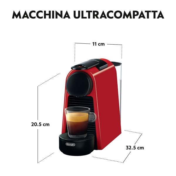 DE LONGHI EN85 NESPRESSO ESSENZA MINI ROSSO