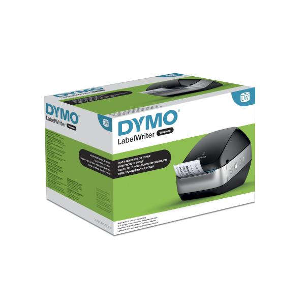 DYMO LABELWRITER WIRELESS STAMPANTE TERMICA PORTATILE PER ETICHETTE NERO/ARGENTO