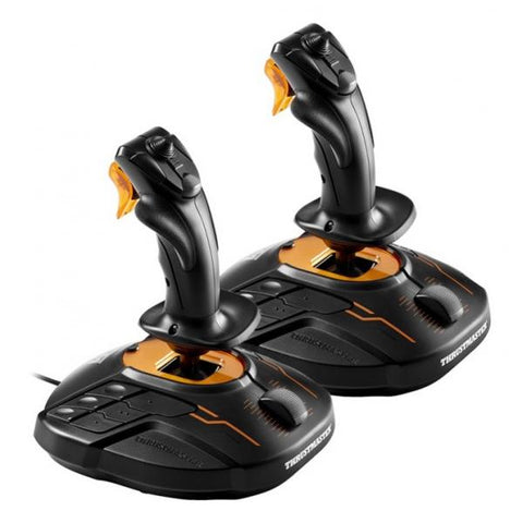 Thrustmaster T.16000M FCS SPACE SIM DUO Joystick PC Nero, Arancione