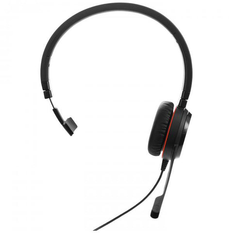 JABRA EVOLVE 20SE MONO CUFFIE USB CON CANCELLAZIONE DEL RUMORE OTTIMIZZATE PER MICROSOFT LYNC COLORE NERO