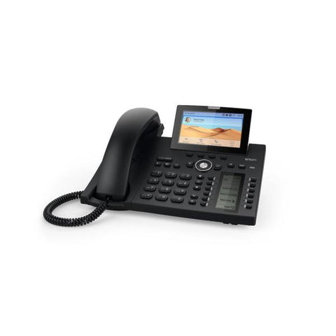 Snom D385 telefono IP Nero 12 linee TFT