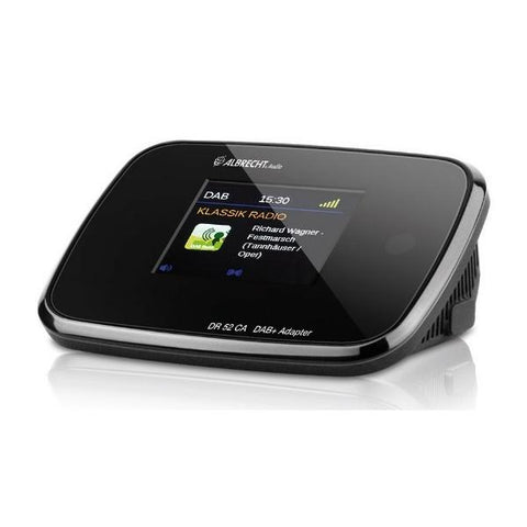 Albrecht DR 52 CA radio Orologio Digitale Nero