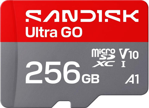 SanDisk microSDXC Ultra GO 256 GB UHS-I Speicherkarte bis 190 MB/s V10 A1