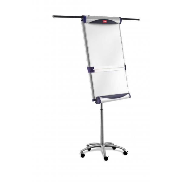 Nobo Cavalletto magnetico portatile in acciaio Classic con bracci estensibili (Nobo 1901920 Impression Pro Nano Clean Mobile Flipchart Easel including extendable arms)