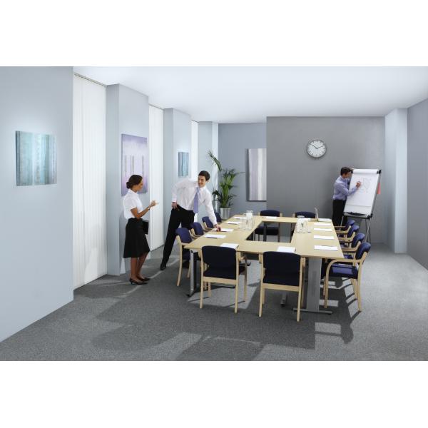 Nobo Cavalletto magnetico portatile in acciaio Classic con bracci estensibili (Nobo 1901920 Impression Pro Nano Clean Mobile Flipchart Easel including extendable arms)