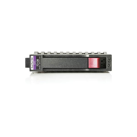 Hewlett Packard Enterprise 72GB, 2.5-inch, SCSI (SAS), 3G, Single Port, Hot-Plug, 15K rpm 2.5"