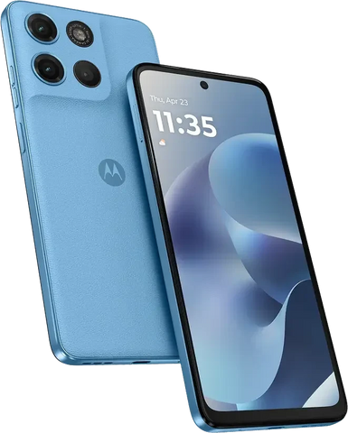 Motorola Moto g17 Smartphone (6,72" FHD+ LCD, 4 GB RAM, 128 GB, 50 MP Kamera, Alaskan Blue)