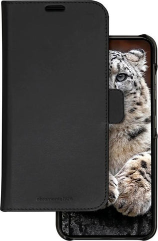 DBRAMANTE1928 Lynge - Galaxy A55 5G - Full-grain leather - Black (LY55GTBL6143)