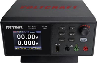 VOLTCRAFT DSP-3010 Labornetzgert, einstellbar 0 - 30 V 0 - 10 A 300 W USB Slave-Funktion Anzahl Ausgnge 1 x (VC-12231815)