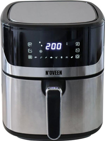 Heiluftfritteuse NOVEEN AF550 6,5 l 1600 W Schwarz, Silber (AF550)