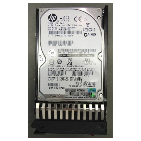 Hewlett Packard Enterprise 512743-001 disco rigido interno 2.5" 72 GB SAS