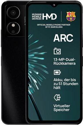 HMD Global Arc 64 GB Shadow Black - Smartphone - 64 GB (1GS010DPA1001)
