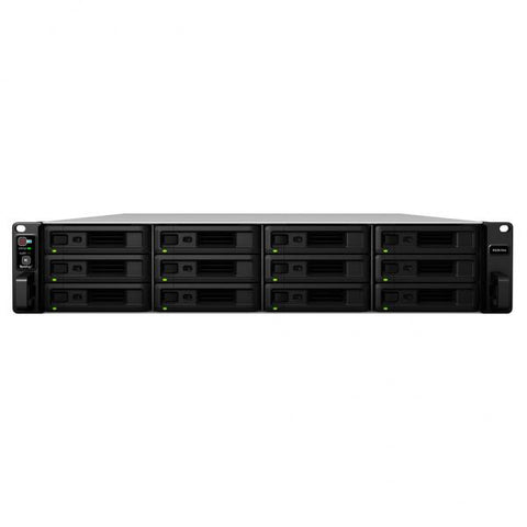 SYNOLOGY RS3618XS NAS CHASSIS RACK 2U 12BAY HDD/SSD SATA FORMATO 2.5"/3.5" COLORE NERO