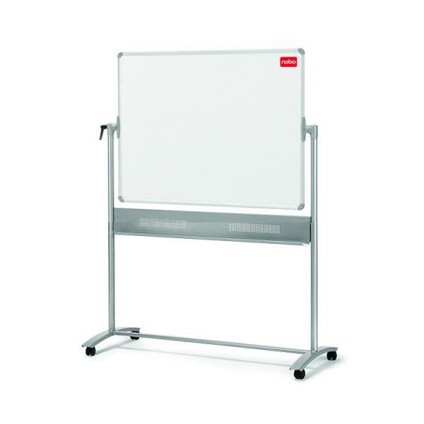 Nobo Combinazione lavagna bianca portatible / bachecha1200x900mm (Nobo Mobile Combination Grey Felt/Magnetic Whiteboard Aluminium Frame 900x1200mm 1901043 DD)