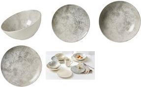 Ritzenhoff & Breker Speiseteller CECINA PERLE, 260 mm aus Steinzeug, splmaschinenfest, mit Farbglasur, - 6 Stck (425994)