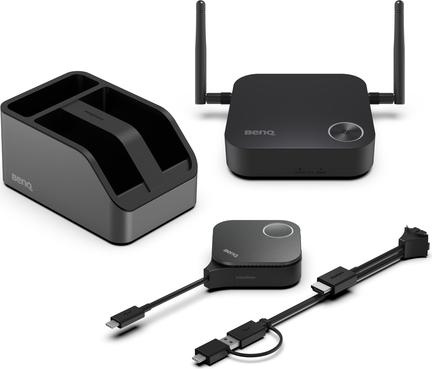 BenQ InstaShow WDC15 kabelloses 4K UHD Prsentationssystem HDMI LAN WPA3