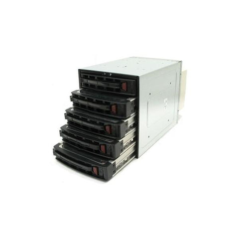 Supermicro CSE-M35TQ SATA Mobile , Black rack Nero