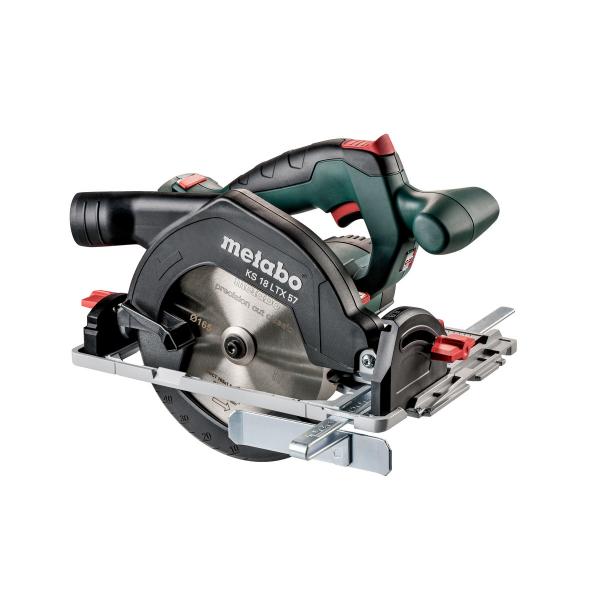 Metabo KS 18 LTX 57 4600 Giri/min Sega da tavolo Nero, Verde, Rosso, Argento