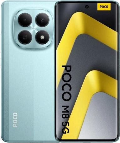 POCO M8 5G Smartphone 17,2 cm AMOLED 8 GB RAM 256 GB Grn Dual-SIM 5G B