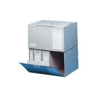 ELBA Archiv-Conainer tric, A4, grau-wei, stabile Wellpappe Mae: (B)455 x (T)355 x (H)320 mm (83426)