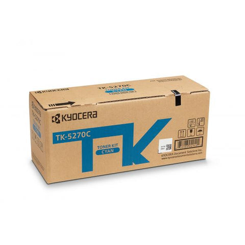 KYOCERA TK-5270C cartuccia toner 1 pz Originale Ciano (Kyocera 1T02TVCNL0 TK5270 Cyan Toner 6K Pages)