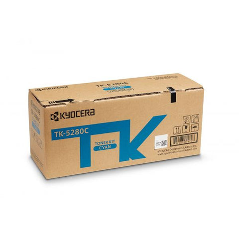 KYOCERA TK-5280C cartuccia toner 1 pz Originale Ciano (OEM Kyocera TK5280C Cyan 11000 Pages Original Toner 1T02TWCNL0)