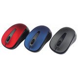 MEDIACOM M-MEA877 MOUSE OTTICO WIRELESS 1.000 DPI 2.4 GHz NERO BLU ROSSO SILVER