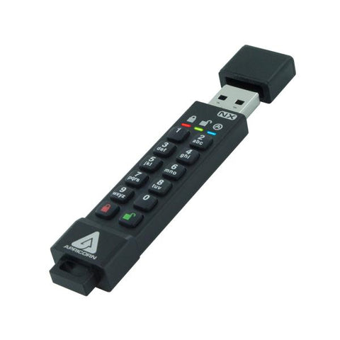Apricorn ASK3-NX-64GB unità flash USB USB tipo A 3.2 Gen 2 (3.1 Gen 2) Nero