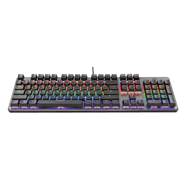 TRUST GXT 865 ASTA TASTIERA MECCANICA GAMING IT RGB ANTI GHOSTING N-KEY ROLLOVER NERO