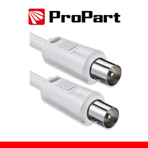 PROPART CAVO ANTENNA TV IEC 5M SP-SP BIANCO