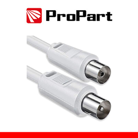 PROPART CAVO ANTENNA TV IEC 1M SP-PR BIANCO