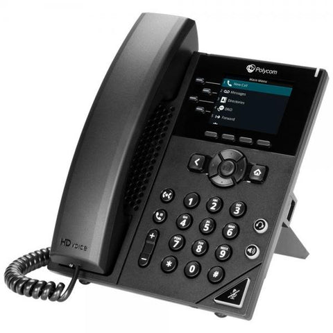 HP VVX 250 - IP-Telefon - Schwarz - Kabelgebundenes Mobilteil - 4 Zeilen - LED - 7,11 cm (2.8") (89B62AA)