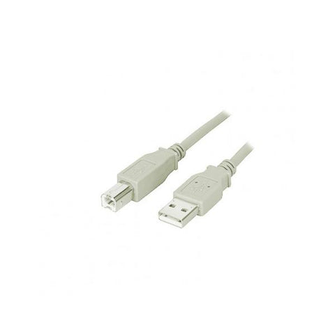 ADJ 320-00076 CAVO DA USB-A 2.0 A USB-B M/M 1.8 MT BEIGE