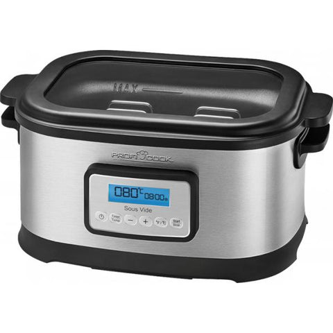 ProfiCook PC-SV 1112 8 L 520 W Nero, Acciaio inossidabile