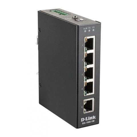 D-Link DIS-100E-5W switch di rete No gestito L2 Fast Ethernet (10/100) Nero
