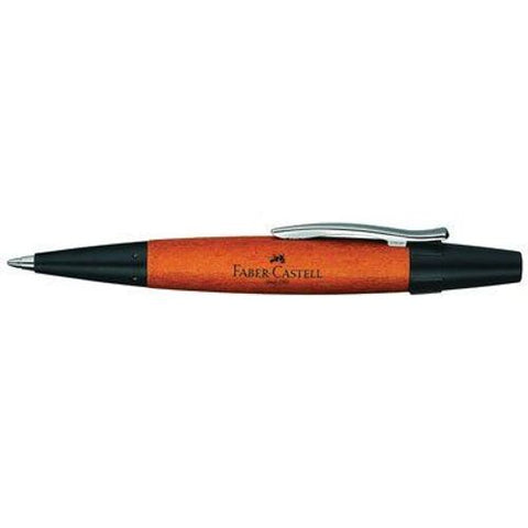FABER CASTELL SFERA E-MOTION WOOD PENNA A SFERA A SCATTO PUNTA TONDA 1mm CON REFILL MAGNUM