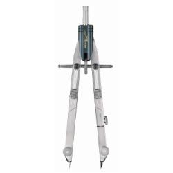 FABER CASTELL COMPASSO CON BALAUSTRONI A REGOLAZIONE RAPIDA A PRESSIONE IN ALLUMINIO