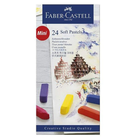FABER CASTELL CREAITIVE PASTELLI SOFT COL. ASSORTITI CONF 24 Pz.