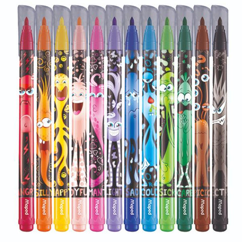 MAPED COLOR PEPS JUNGLE PENNARELLI PUNTA 2.8 MM COLORI ASSORTITI CONF 12 PZ.