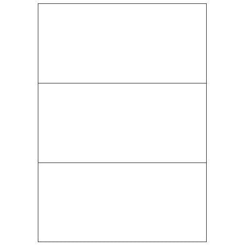 MEGASTAR CONF 300 ETICHETTE ADESIVE 210X99 mm BIANCO