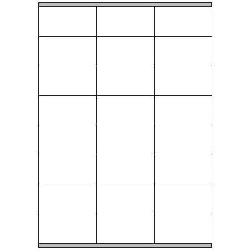 MEGASTAR CONF 2400 ETICHETTE ADESIVE 70X36 mm BIANCO OPACO