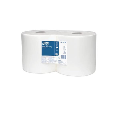 TORK COMBI ROLL ROTOLO MULTIUSO IN FIBRA 2 VELI 800 STRAPPI BIANCO CONF 2 PZ.