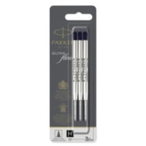 PARKER REFIL PER PENNA A SFERA QUINKFLOW INCHIOSTRO NERO CONF 3 PZ.
